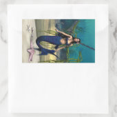 Sticker Rectangulaire Sirène (Sac)