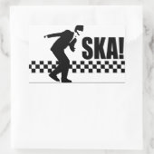 Sticker Rectangulaire Ska dessus ! (Sac)