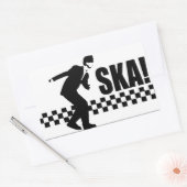 Sticker Rectangulaire Ska dessus ! (Enveloppe)