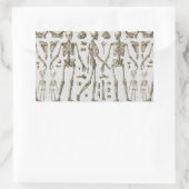Sticker Rectangulaire Skeletons de l'Encyclopedia Brockhaus & Efron (Sac)