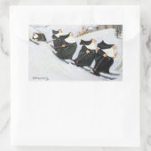 Sticker Rectangulaire Ski (Sac)