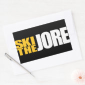 Sticker Rectangulaire Ski sur la Jore (Enveloppe)