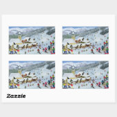 Sticker Rectangulaire Ski Whizzz ! 1991 (Feuille)