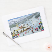 Sticker Rectangulaire Ski Whizzz ! 1991 (Enveloppe)