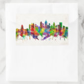 Sticker Rectangulaire Skyline Atlanta Georgia (Sac)