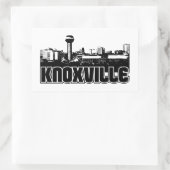 Sticker Rectangulaire Skyline de Knoxville (Sac)