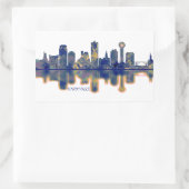 Sticker Rectangulaire Skyline de Knoxville (Sac)