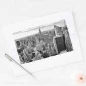Sticker Rectangulaire Skyline de New York (Enveloppe)