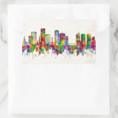 Sticker Rectangulaire Skyline de Richmond (Sac)