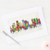 Sticker Rectangulaire Skyline de Richmond (Enveloppe)