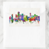 Sticker Rectangulaire Skyline Knoxville Tennessee (Sac)