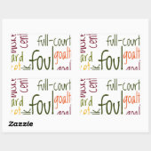 Sticker Rectangulaire Slam Dunk Dreams : Basketball - Jeu des Champions (Feuille)