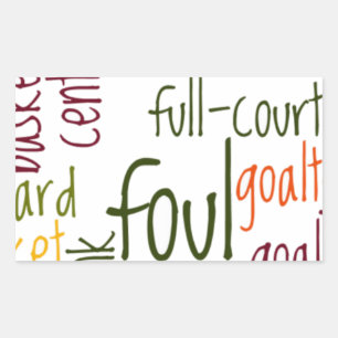 Sticker Rectangulaire Slam Dunk Dreams : Basketball - Jeu des Champions