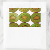 Sticker Rectangulaire Slices Kiwi (Sac)