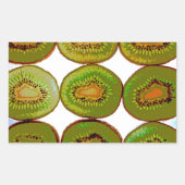 Sticker Rectangulaire Slices Kiwi (Devant)