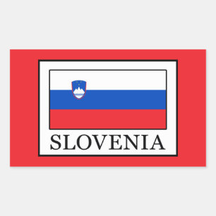 Sticker Rectangulaire Slovénie