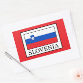Sticker Rectangulaire Slovénie (Enveloppe)