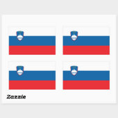 STICKER RECTANGULAIRE SLOVENIE (Feuille)