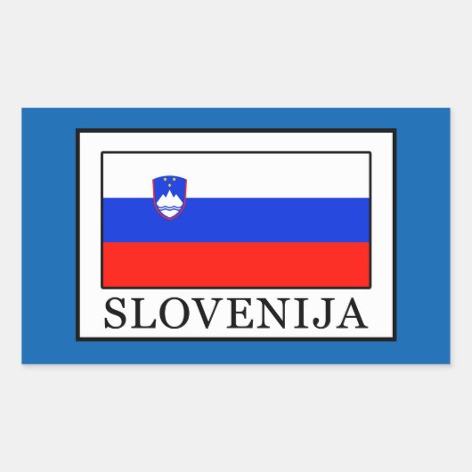 Sticker Rectangulaire Slovija (Devant)