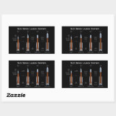 Sticker Rectangulaire SLS Space Launch System (Feuille)