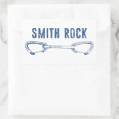 Sticker Rectangulaire Smith Rock Escalade Quickdraw (Sac)