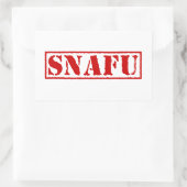 STICKER RECTANGULAIRE SNAFU (Sac)