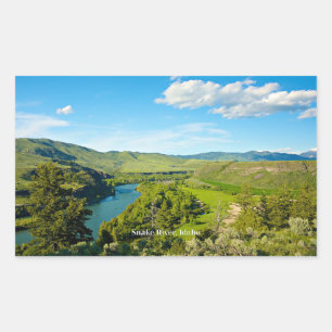 Sticker Rectangulaire Snake River, Idaho Central,