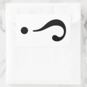 Sticker Rectangulaire sNARK mARK {ironicon} (Sac)