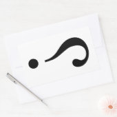 Sticker Rectangulaire sNARK mARK {ironicon} (Enveloppe)