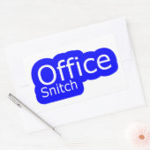 Sticker Rectangulaire Snitch de bureau | Humour de bureau | (Enveloppe)