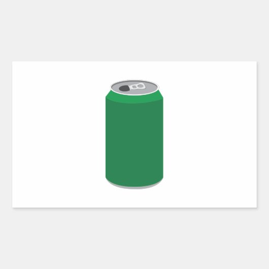 Sticker Rectangulaire Soda Can (Devant)
