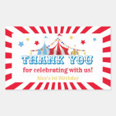 Sticker Rectangulaire Soirée Carnaval (Devant)