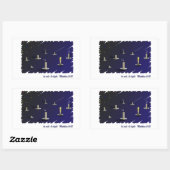 Sticker Rectangulaire Sois Sel, Sois Léger (Feuille)