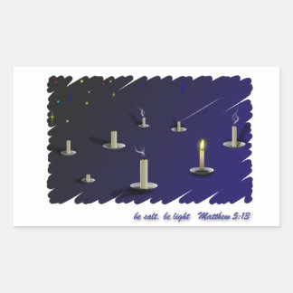 Sticker Rectangulaire Sois Sel, Sois Léger