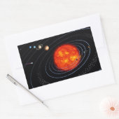 Sticker Rectangulaire Soleil (Enveloppe)