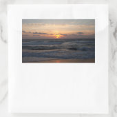 Sticker Rectangulaire Soleil de plage (Sac)