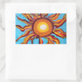 Sticker Rectangulaire Soleil sauvage (Sac)