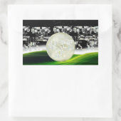 STICKER RECTANGULAIRE SOLEIL SUR LA LUNE (Sac)