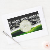 STICKER RECTANGULAIRE SOLEIL SUR LA LUNE (Enveloppe)