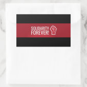 Sticker Rectangulaire Solidarité pour toujours ! (Sac)