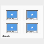 Sticker Rectangulaire Somalie (Feuille)