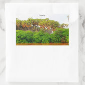 Sticker Rectangulaire Somalie, photo de paysage (Sac)