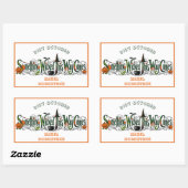 Sticker Rectangulaire Something Wicked This Way Comes Funky Botanicals (Feuille)