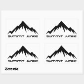 Sticker Rectangulaire Sommet Junkie (Feuille)