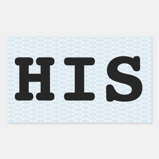 Sticker Rectangulaire Son (Devant)