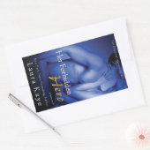 Sticker Rectangulaire Son héros interdit par Laura Kaye (Enveloppe)