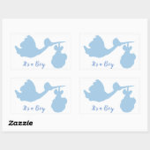 Sticker Rectangulaire Son un garçon (Feuille)