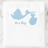 Sticker Rectangulaire Son un garçon (Sac)