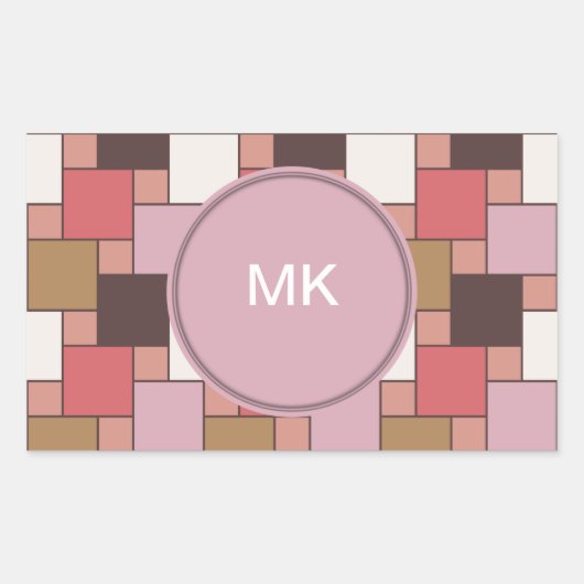 Sticker Rectangulaire Sorbet bulle (Devant)