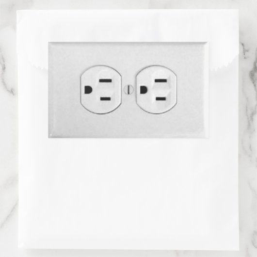 Sticker Rectangulaire Sortie (Sac)